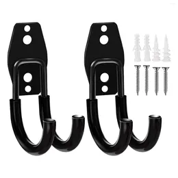 Hooks 2 Pack Garage Heavy Duty Wall Mount Organizer Utility With Anti-Slip Coating J