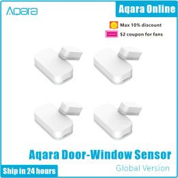 Control Global version Aqara Door Window Sensor Zigbee Wireless Connection Smart Mini door sensor Work With Mi Home APP For Android IOS