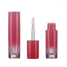 Storage Bottles 30pcs 50pcs Round Lip Tintoil Bottle 2.5ml Mini Plastic Lipglaze Containers Gradient Red Empty Cosmetic Packaging Gloss Tube