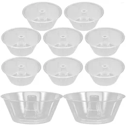 Disposable Cups Straws 10 Pcs Popcorn Tray Convenient Snack Bowl Fried Chicken Supply Food Accessory Combined Beverage Cup