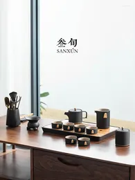 Teaware Sets Aesthetic Tea Set Warmer Porcelain Charms Teapot And Cup Ceramic Portable Gift Box Tetera Porcelana BG50TS