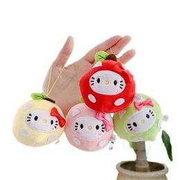 2024 Hot Sale Wholesale Keychain Pendant Little Apple Doll Cat Plush Small Pendant Exquisite Car Bag Key Pendant