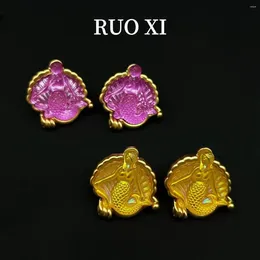 Stud Earrings Vintage Jewelry Set Earring For Women Piercing Mermaid 2024 Pending Trend Luxury Cute Gorgeous Daily High-end