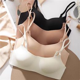 Bras 2024 Women's Sports Bra Thin Seamless Push Up Underwear Tube Top Lingerie Beauty Back Comfort Yoga Run