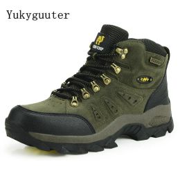 Boots Men Women Hiking Shoes Outdoor Walking Jogging Trekking Boots Mountain Climbing Sport Male Waterproof Sneakers Athletic NonSlip