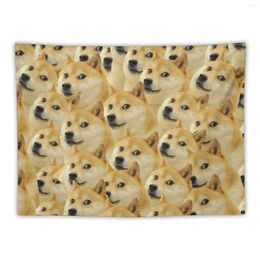 Tapestries Doge Tapestry Kawaii Room Decor For Bedroom Wall Mural