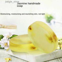 Handmade Soap 2PCS Jasmine Essence Bath Soap Cleansing Facial Body Y240401