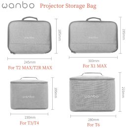 Control Wanbo Projectors Bag For X1/T2/T3/T4/T6 Max Mini Projectors Portable Protective Storage Case Projector Accessories Travel Bag