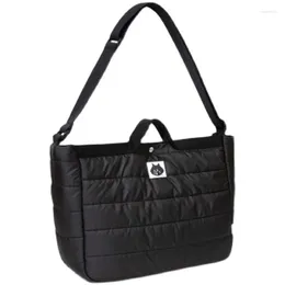 Bag Casual Nylon Large Capacity Women Shoulder Bags Design Handbags Space Padded Down Cotton Crossbody Lady Big Tote Winter