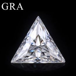 Real Triangle Cut Loose Diamond 0.3ct to 3ct Stones D Color VVS1 GRA Certified Lab Grown Gems Luxury Jewelry Material 240327