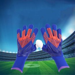 Football Goalkeeper Gloves Thicken Latex Wear Resistant Nonslip Protective Children Adults Soccer Training Goalie 240318