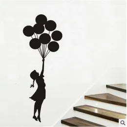 Wall Stickers Eco-friendly Romantic Balloon Decal Decor Exquisite For Toilet Home Decoration