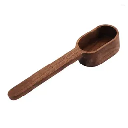 Coffee Scoops Multifunctional Kitchen Measuring Spoon Stylish Design Wooden Black Walnut Durable Accurate Measurement