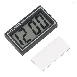 Table Clocks 2024 Arrival Small Size Digital LCD Car Dashboard Desk Date Time Calendar Clock Durable For Home Use