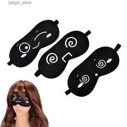 Sleep Masks 1 new pure silk sleep eye mask sunshade travel relaxation aid goggles Y240401