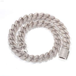 Wholesale Custom 10k 14k Real Solid Gold Certificate Moissanite Diamond Original Cuban Link Chain Necklace Fine Jewellery