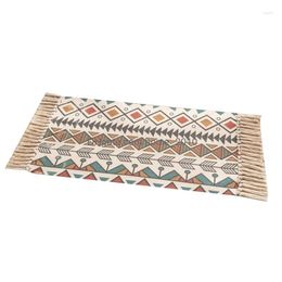 Carpets Boho Rugs For Living Room Moroccan Rug With Tassels 60X90Cm Hine Washable Carpet Bedroom Kitchen Entryway Drop Delivery Home Dhzqi