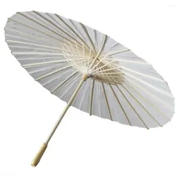 Umbrellas Outdoor 12pcs 60cm Kids Bamboo Parasol Paper Umbrella Wedding Party Favour Bridal Shower Centrepieces Po Props Design