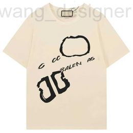 Men's T-Shirts designer Designer Tees Womens Cotton Breathable Fashion Casual Trend Round Neck Simple Summer Printed Letters for Lovers with The Same Paragraph R46V