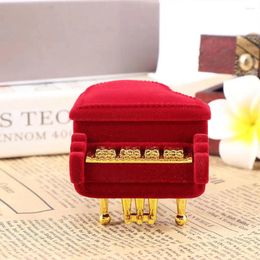 Jewellery Pouches Treasure Earring Pendant Storage Box Gift Case Ring Velvet Piano