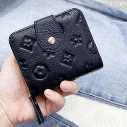 Genuine leather women designer wallets cowhide lady fashion casual zero card purses female popular clutchs no769