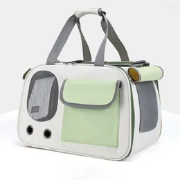 Cat Carriers Pet Carrying Bag Lightweight Carrier Breathable Travel For Dogs Cats Foldable Durable Stylish Supplies Steel