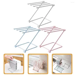 Kitchen Storage 3pcs Dishcloth Drying Rack Dish Cloth Hanging Countertop Cup Drain