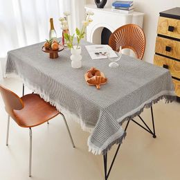 Table Cloth B-6 Cream Style Tablecloth Ins Cotton And Linen Student Desk Internet Celebrity Po Background Stall Dining Fabric