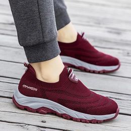 Casual Shoes Unisex Running Slip-on Sneakers Sports Light Women Mesh Breathable Men Sale