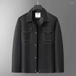 Men's Jackets Arrival Fashion Spring And Autumn Suepr Large Casual Lapel Loose Coat Plus Size XL 2XL 3XL 4XL 5XL 6XL 7XL 8XL