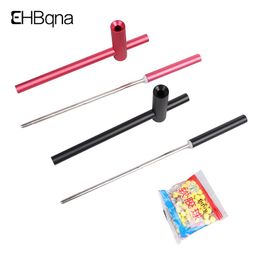 Soft Pinball Launcher Toy Aluminum Alloy Small Ball Shooter Crackling Tube Bamboo Shooting Game Interesting Cracking Toys