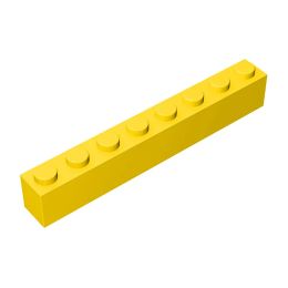 Gobricks 10PCS MOC Parts Brick 1 x 8 Compatible with 3008 pieces of Children's toys Building Blocks Assembles Technical
