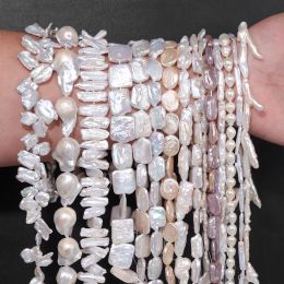 Bracelets Natural Freshwater Pearl Bead Irregular Shape Baroque Charms Bead for Jewellery Making Necklace Bracelet Earrings Diy Accessories