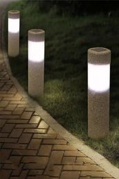 Outdoor LED Solar Lights Lawn Lights Waterproof Lighting Cordless Solar Powered LED Garden lamp Lightoperated Sand Blast Lamp9254636