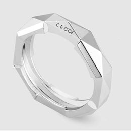 2024 Band Rings Fashion Ring 925 ring sterling silver Rings Link to Love Stud Ring rings for mens and women Party Wedding engagement Jewellery lovers gift