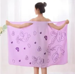 Towel Quick Dry Magic Bath Spa Robe Sexy Wash Clothes Wearable Microfiber Beach Towels Bathroom Kitchen WJ901