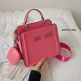 2024 Summer Bag Handbag Messenger Bag Large Capacity Two-piece Candy Color Womens Bags