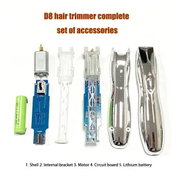 Trimmers Professional Hair Clipper Andis D8 Trimmer 7200rpm Motor Battery Blade Head Motherboard Case Trimmer Full Set of Accessories