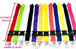 CellPhone Lanyard Holder Neck Strap Key Chain ID Card Straps Detachable Lanyards Clothes Brand Logo Fast Delivery1728205