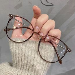 Men And Women Round Anti Blue Glasses Computer Frame Optical Lenses New Arrival 2023