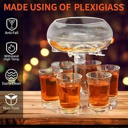 Wine Glasses Adjustable S Glass Dispenser And Holder Food Grade Plexiglass With 6 Drinking For Kinds Of Parties