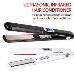 Irons Ultrasonic infrared cold ironing straightener repair hair bristle and smooth hair electrical straightening splint