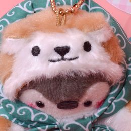 Cute and Soft Cute Girl Heart Transforms into Chaigou Plush Doll Pendant Keychain Bag Pendant Children's Gift Wholesale Free Free Shipping DHL/UPS