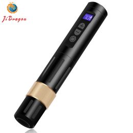 Machine Wireless Tattoo Hine Rotary Professional Battery Pen Strong Coreless Motor Lcd Digital Display Artist Body Permanent Makeup