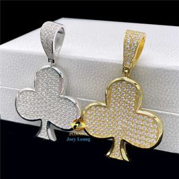 Hot Style Silver 925 Gold Plated VVS Moissanite Diamond Hip Hop Jewellery Pass Diamond Tester Iced Out Custom Pendant