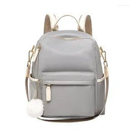 School Bags Oxford Cloth Backpack Female 2024 Fashion All-match Student Bag Anti-theft Large Capacity Travel