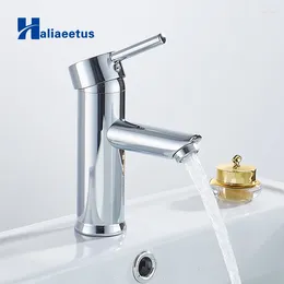 Bathroom Sink Faucets Chrome Faucet Basin Tap Straight Water Waterfall Mixer