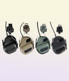 Tactical Electronic Shooting Earmuff Anti-noise Headphone Sound Amplification Hearing Protection Helmet Headset Accessories8904066