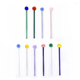 Spoons Glass Stirring Stick Juice Coffee Wine Cocktail Drink Mixing Bar Mixer Muddler For Restaurant Party Cafe Tools Drop