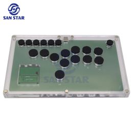 B1 DIY All Buttons Hitbox Style Arcade Game Controler Fightbox Joystick Fight Stick Game Controller For PC/PS4 OBSF-24 30